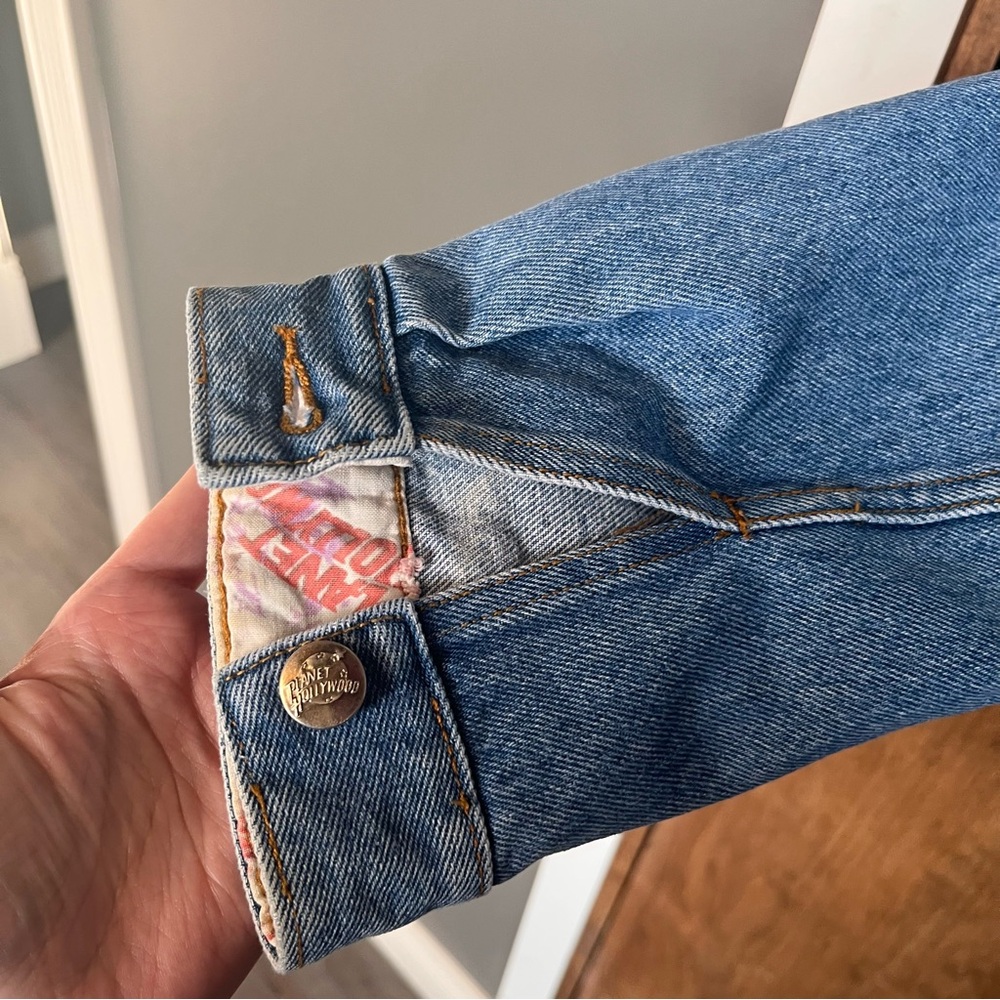 Vintage Planet Hollywood denim jacket medium - Picture 11 of 11